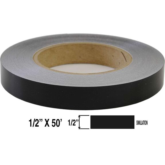 Premium 1/2" X 50' Single Pinstripe - Black image number 0