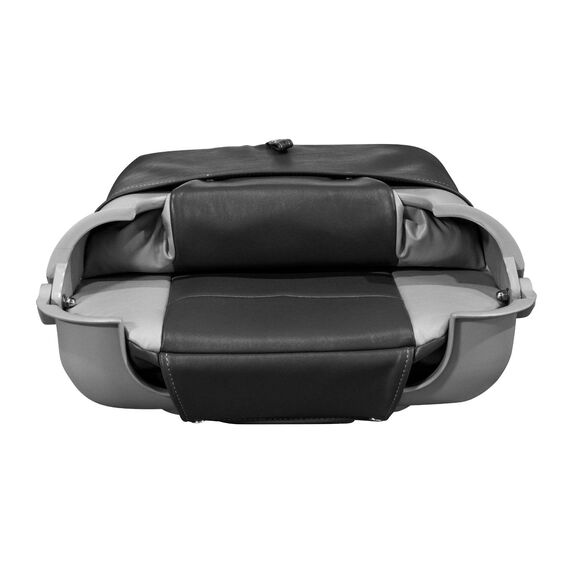 3309-1880 Pro Angler Tour Series Fold Down Boat Seat - Marble / Blueberry / Charcoal image number 4
