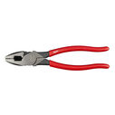 9" High Leverage Linesman's-Dipped Pliers image number 0