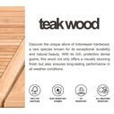 Amazonia Teak 100% FSC Certified Side Table image number 5