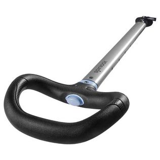 EA Asymmetric Grip Tiller Extension, Silver
