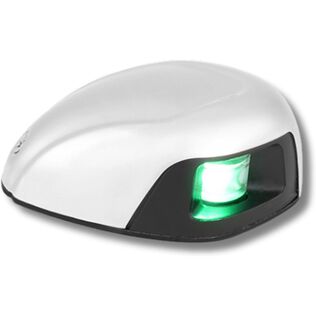 SEAFLO 04 Series Horizontal Mount Starboard Navigation Light Green 12V 1W IP66 316 SS