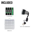 ZX AAA Rechargeable Batteries 4pk image number 7