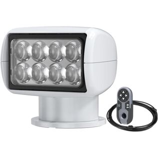 SEAFLO 25W LED Remote Control Marine Searchlight, White, 2000 Lumens, 5500K