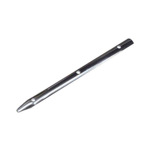 Stainless Steel Rub Rail End 1" X 12", #10 Screws image number 0