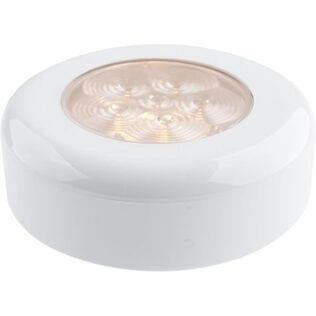 SEAFLO 3" Round LED Ceiling Courtesy Light - Warm White LED, Polycarbonate Housing, 12V