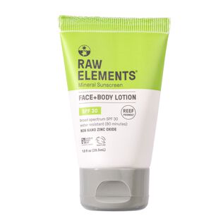 Raw Elements Natural Sunscreen SPF 30 Travel Size 1 oz