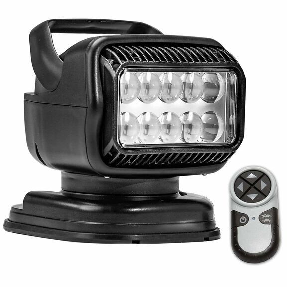 Radioray&reg; GT Series LED Searchlight, Portable Magnetic Mount Shoe with Wireless Handheld Remote image number 0