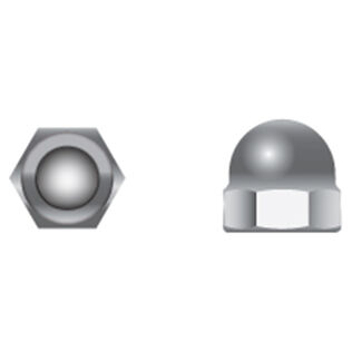 Stainless Steel Metric Cap Nuts