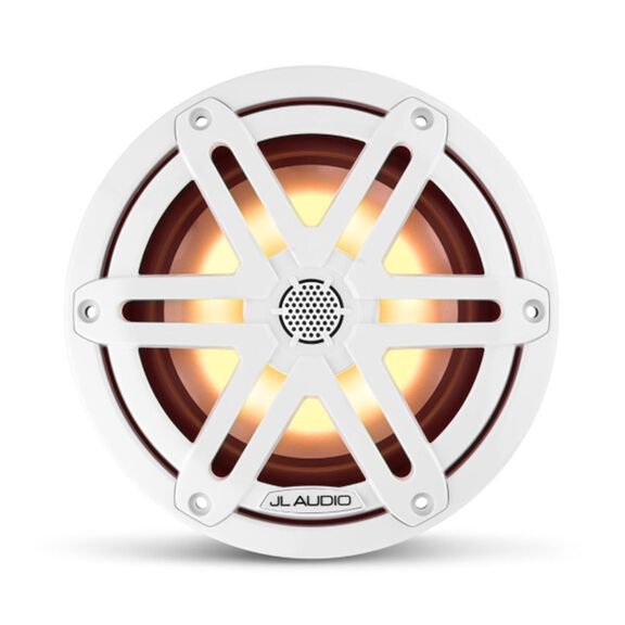 M3-650X-S-Gw-i 6.5" Marine Coaxial Speakers, White Sport Grilles with RGB LED Lighting image number 3