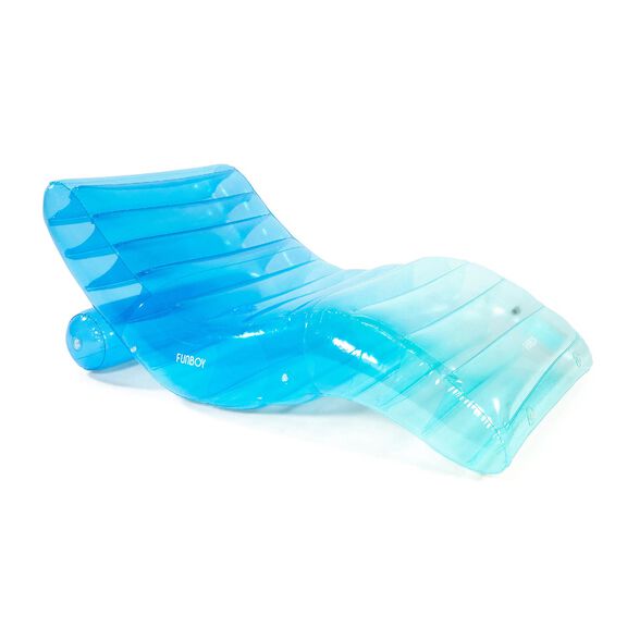 Clear Blue Chaise Float Lounger image number 0