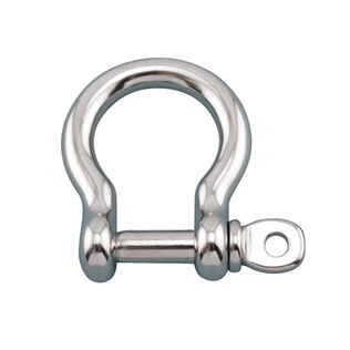 3/16" Stainless Steel Bow Shackle with Screw Pin