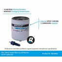 18458Q4 Water Separating Fuel Filter Kit with Blue Water Warning Sensor image number 2
