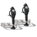 Standard Mount Electro-Polished Trim Tab Kit with 9x12 Plates image number 0