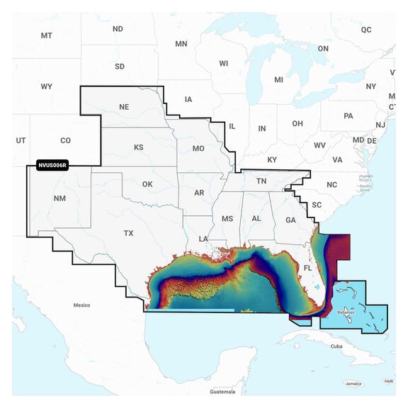 Navionics Vision+ US006R U.S. South Electronic Chart image number 0