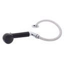 Deck-Mount Sprayer Large Black Sprayer No Hook, w/Elbow, 6' Stainless Steel Hose, Low Profile Holder image number 1