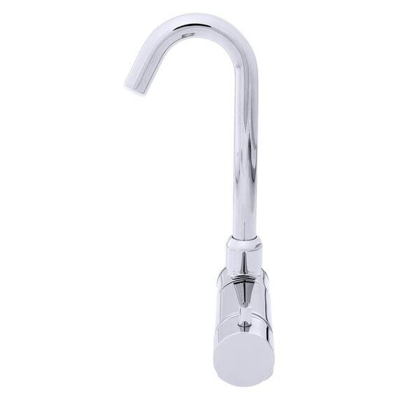 Aidack Folding Faucet, Hot/Cold Mixer, J-Spout, Chrome image number 1