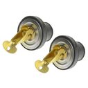 Baitwell Plugs, 5/8", Brass, Pair image number 2