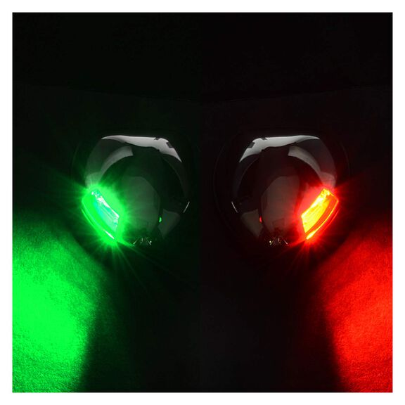 LED Bow Lights, Low Profile Port and Starboard Set, 12V DC image number 3