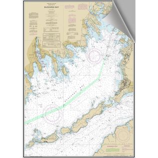 Buzzards Bay Decorative Nautical Chart
