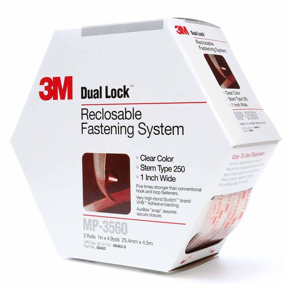 Dual Lock&trade; Reclosable Fastener, 1" x 5 yds. image number 1