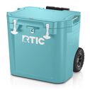 45 Quart Ultra-Tough Wheeled Hard-Sided Ice Chest Cooler, Fits 60 Cans, Lagoon image number 0