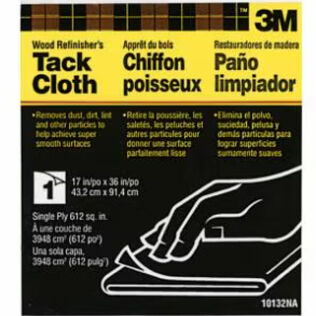 3M Tack Cloth 10132NA, 17" x 36", Single Ply 48 cs