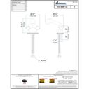 Trinidad Head/Shower Combo Faucet Large Black Sprayer No Hook, 6' Stainless Steel Hose Chrome/Black image number 3