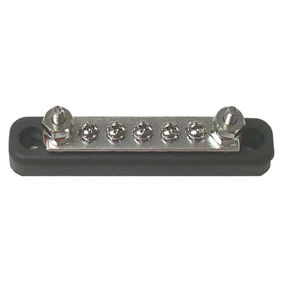 FS46100 Bus Bars - Common Bus 4.13"L x .75"W x 1.44"H Screw Terminals: 5 x 8-32 Stud Terminals: 2 x 10-24 image number 0