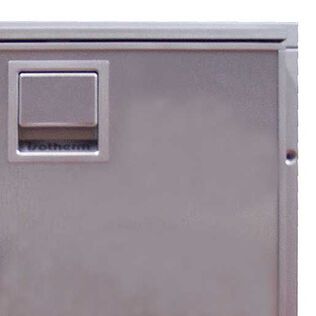 Three-Sided Flange for Cruise Elegance 130 Refrigerator, Silver