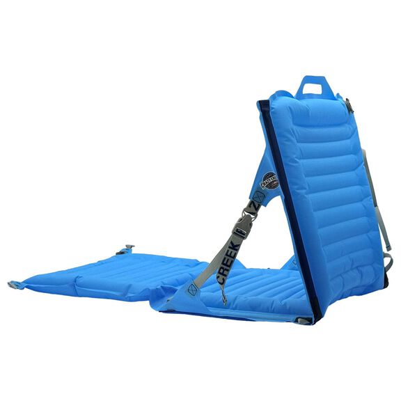 Crazy Creek Inflatable AirLounger Original Chair for Camping, Backpacking, Beaches, Comfort on All Terrains, Adjustable Straps, Compact Design, Dual Purpose, Chair and Pad in one, Big Sky Blue image number 0