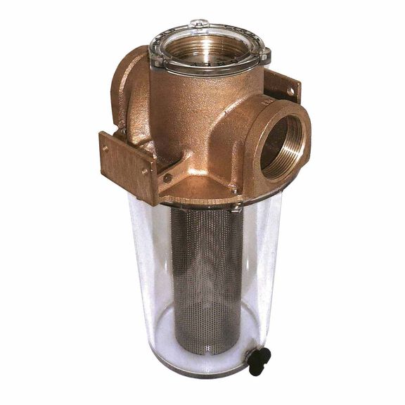 NPT ARG Raw Water Strainer, Stainless-Steel Baskets image number 0