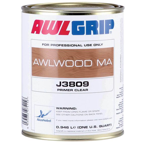 Primer, Awlwood MA, Clear Gloss, Quart image number 0