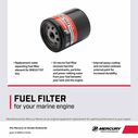 Mercury Water Separating Fuel Filter 8M0157616 for Select Mercury L6 and V10 Verado Outboards image number 2
