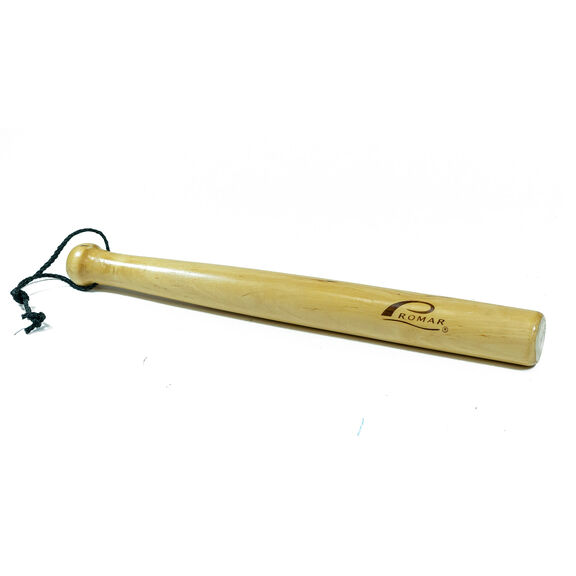 16" Wooden Billy Club with Lanyard image number 1