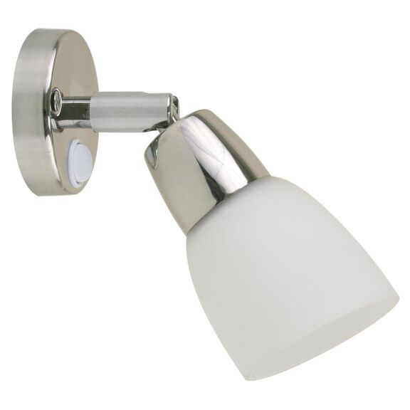 41365P Stainless LED Reading Light with Glass Shade image number 0