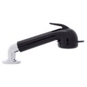Deck-Mount Sprayer Large Black Sprayer w/Elbow, 6' Black Rubber Hose, Ultra-Low Profile Holder image number 2