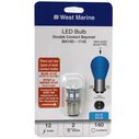 Double Contact Bayonet BA15D-1142 LED Bulb, Blue image number 0