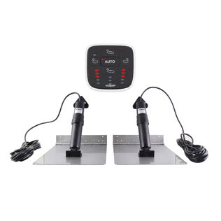 Stainless Steel Electric Trim Tab Kit, ALC-1 Automatic Leveling Control, 9LX9W Tab