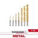 SHOCKWAVE&trade; RED HELIX&trade; Titanium Drill Bit Set, 7 Piece image number 0
