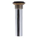 1-1/2" Drain, Flip Drain with Overflow, Straight, 1-1/4" Sweat Chrome image number 4