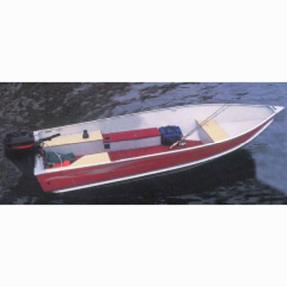 Styled-to-Fit Boat Cover for Narrow V-Hull Fishing Boats O/B image number 2
