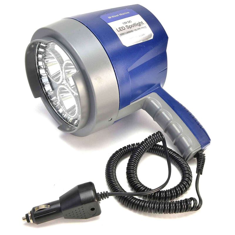 West Marine Plug In 12V DC 2,000 Lumen LED Spotlight