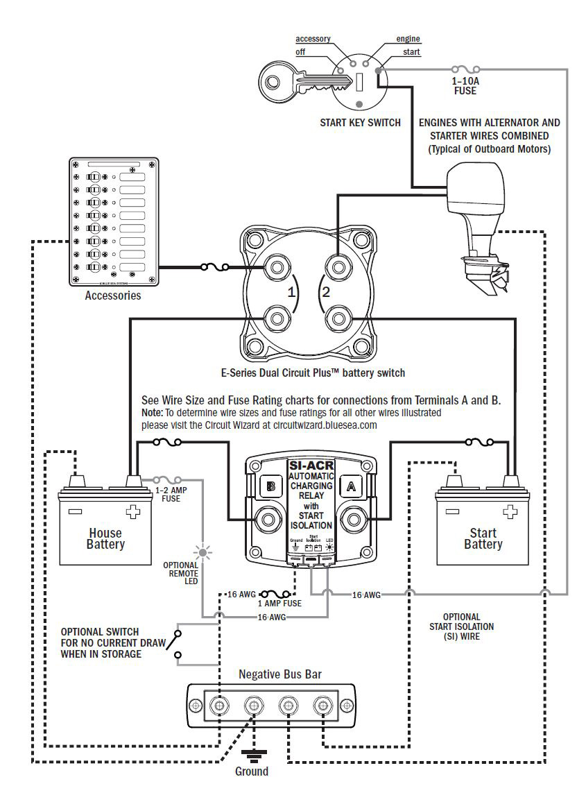 the wiring diagram for an add a battery system
