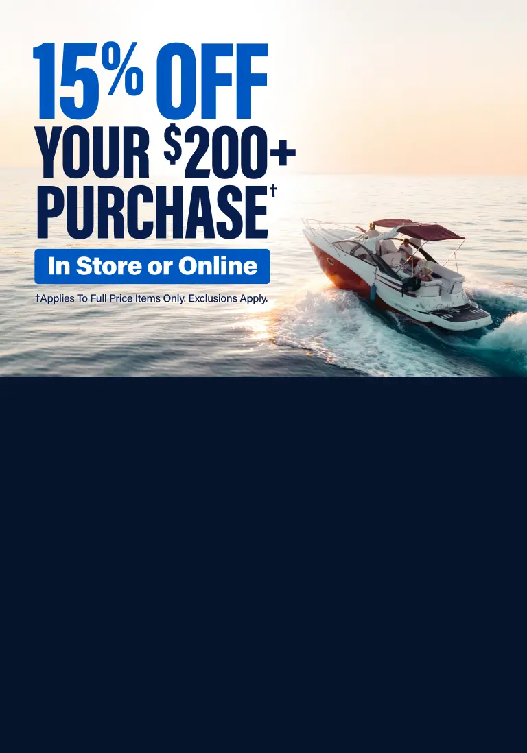 15% Off Your $200+ Purchase, In Store and Online. Applies To Full Price Items Only. Exclusions Apply.