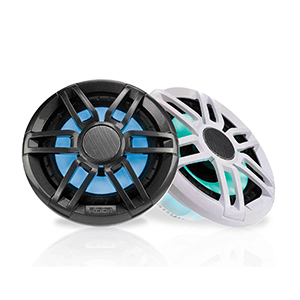 Speakers with LED backlighting