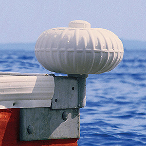 Corner dock wheel fender