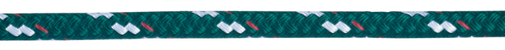Polyester double braid line for sheets, control lines, and halyards on cruising boats