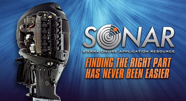Banner add for Sonar Parts Finder.