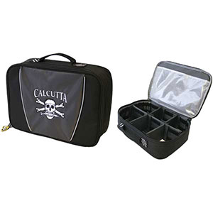 Calcutta reel storage case that holds six reels